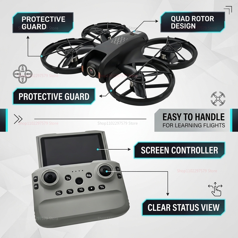 Nuovo Drone M5 Mini 2026 con F - Fpv Drone Charger recensione e prezzo