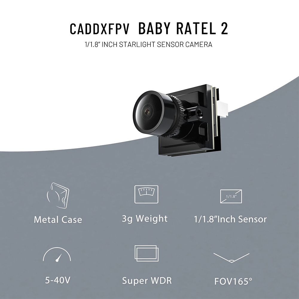 CADDX Micro FPV Telecamera Rat - Fpv Drone Camera recensione e prezzo