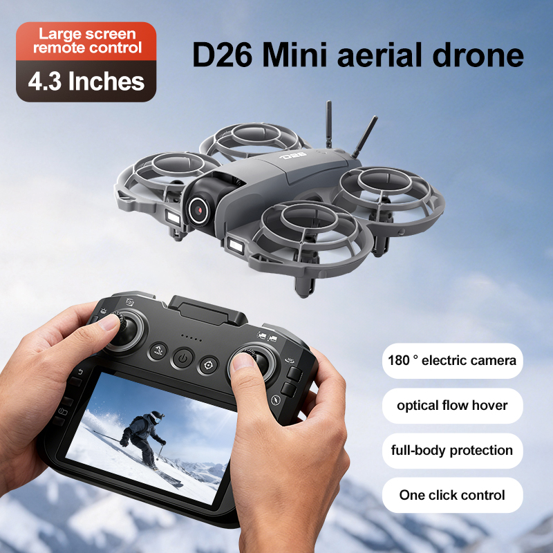 Drone D26 4K HD Aereo 180° °   - Fpv Drone Charger recensione e prezzo